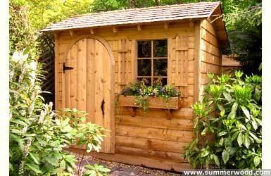 Bar Harbor garden shed with cedar in Amityville, New York. ID number 1254-2