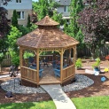 Front view of 12’ Mix & Match Gazebo located in London, ON