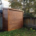 Cedar Sarawak shed 4x8 with concealed double doors in Toronto, Ontario. ID number 153236-2