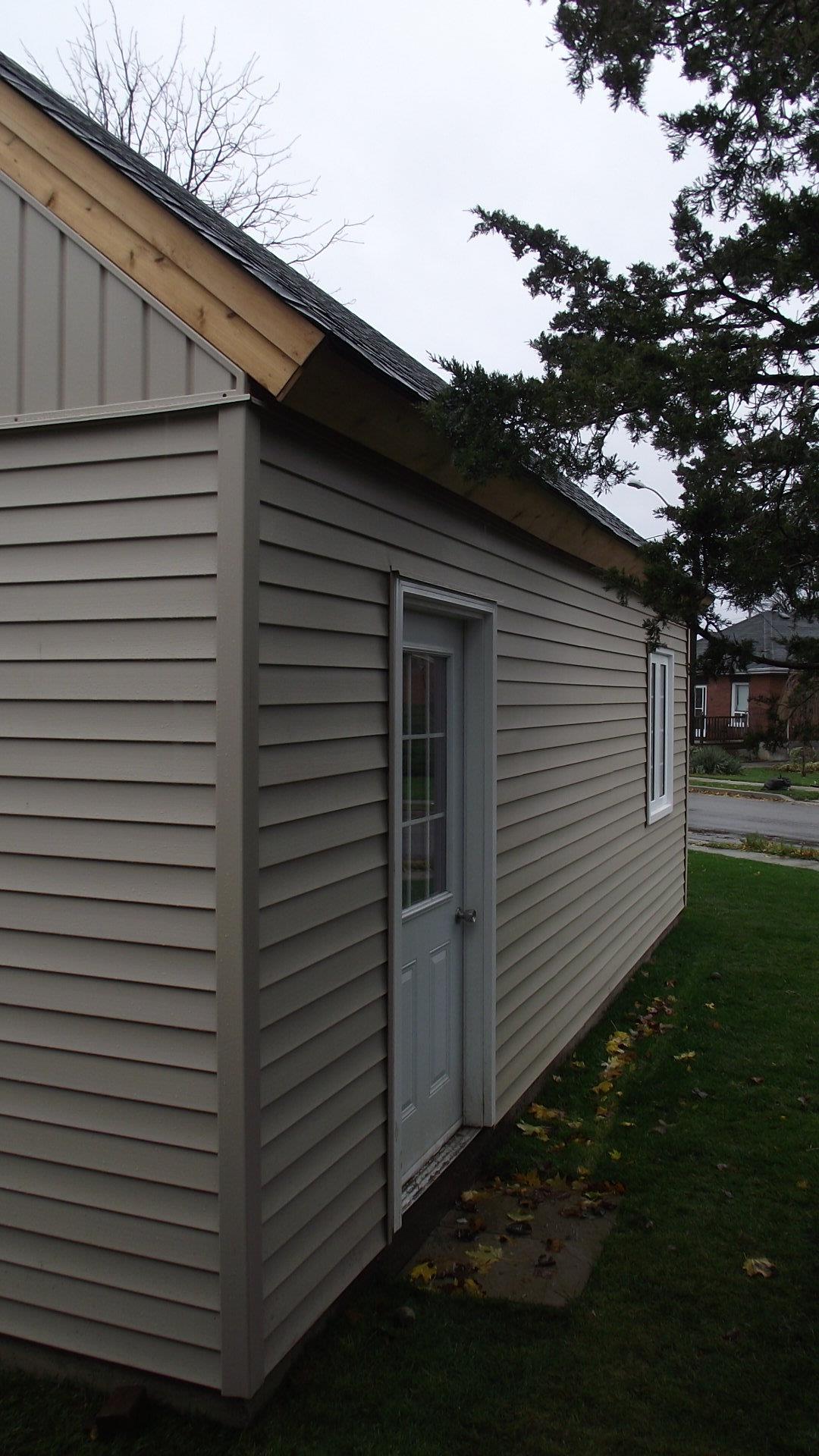 Montcrest garage kits 14x24 with double casment vinyl windows in Cambridge,Ontario.ID number 154973-