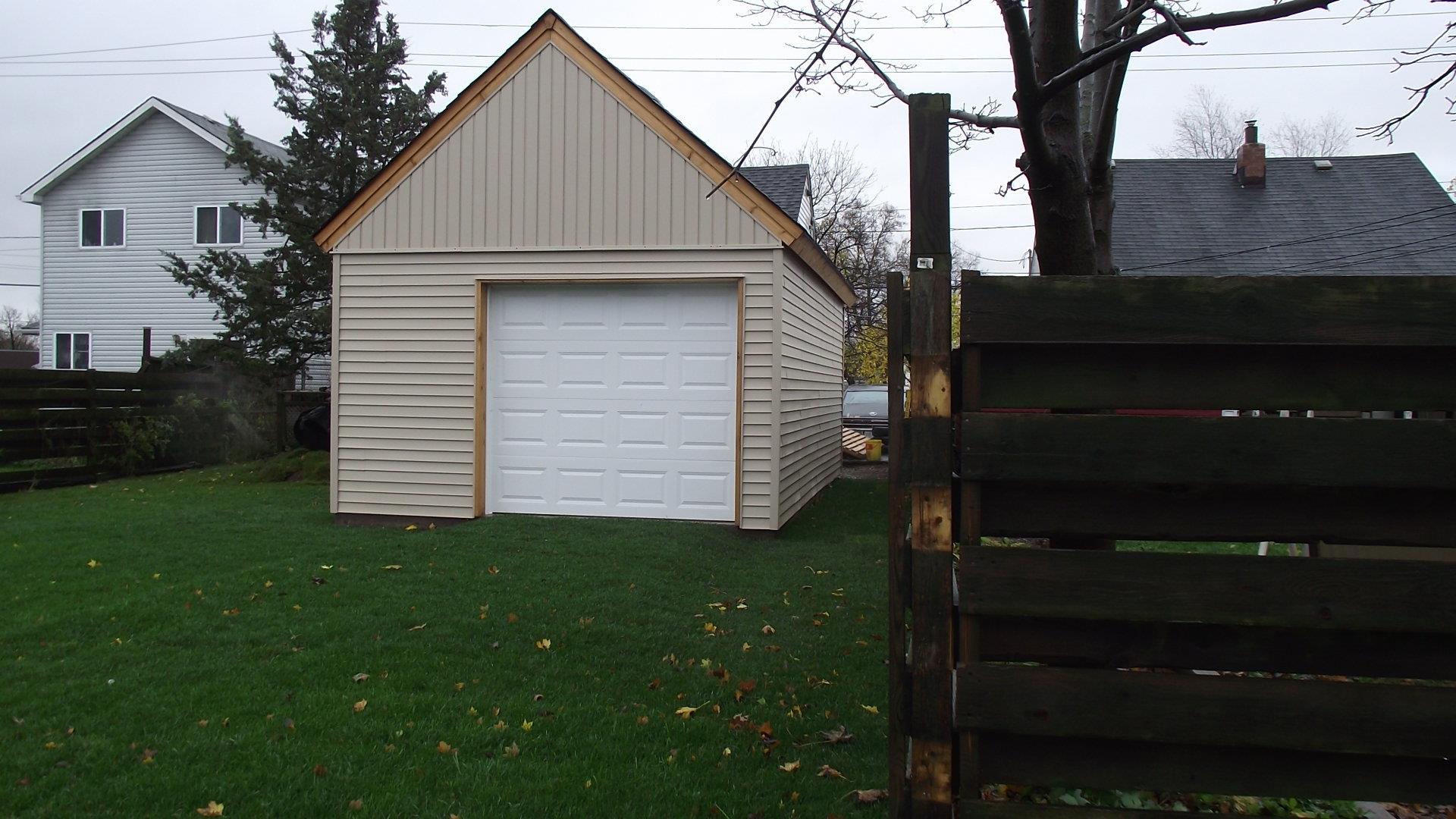 Montcrest garage kits 14x24 with double casment vinyl windows in Cambridge,Ontario.ID number 154973-