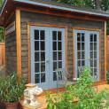 Cedar Urban Studio Shed 7x12 with French double doors in Nyack, New York. ID number 168776-1