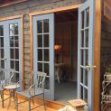 Cedar Urban Studio Shed 7x12 with French double doors in Nyack, New York. ID number 168776-3