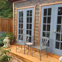 Cedar Urban Studio Shed 7x12 with French double doors in Nyack, New York. ID number 168776-4