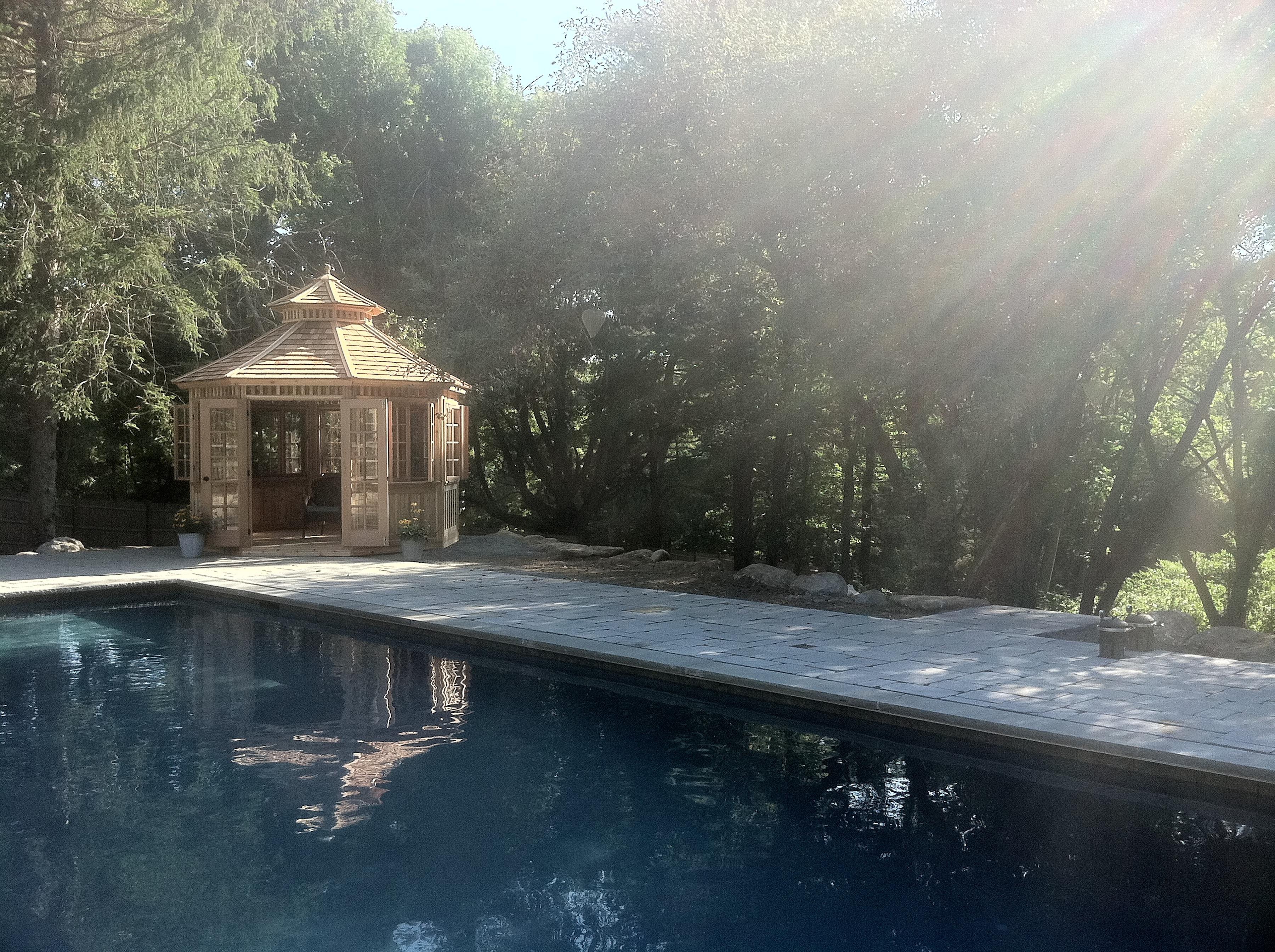 Cedar Cedar San Cristobal 12 ft Pool Cabana in Bethany Connecticut 180675-1.