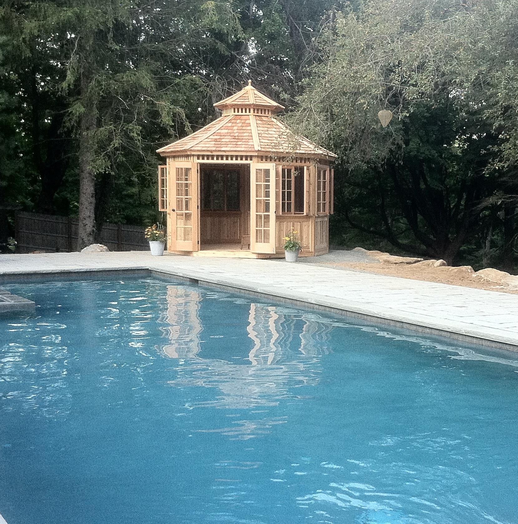 Cedar Cedar San Cristobal 12 ft Pool Cabana in Bethany Connecticut 180675-0.