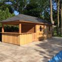 Surfside pool cabana 10x24 with opening window in Toronto Ontario. ID number 189635-3.