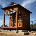 Front right view of an 8’ x 12’ Bali Tea House gazebo located in Prescott, AZ