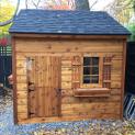Cedar Bar Harbor shed 8 x 8 with single arched door n Toronto, Ontario. ID number 195488-2