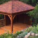 Montpellier gazebo 9x12 with omitted railing in Toronto Ontario. ID number 192173-1.