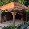 Montpellier gazebo 9x12 with omitted railing in Toronto Ontario. ID number 192173-2.