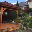 Montpellier gazebo 9x12 with omitted railing in Toronto Ontario. ID number 192173-3.
