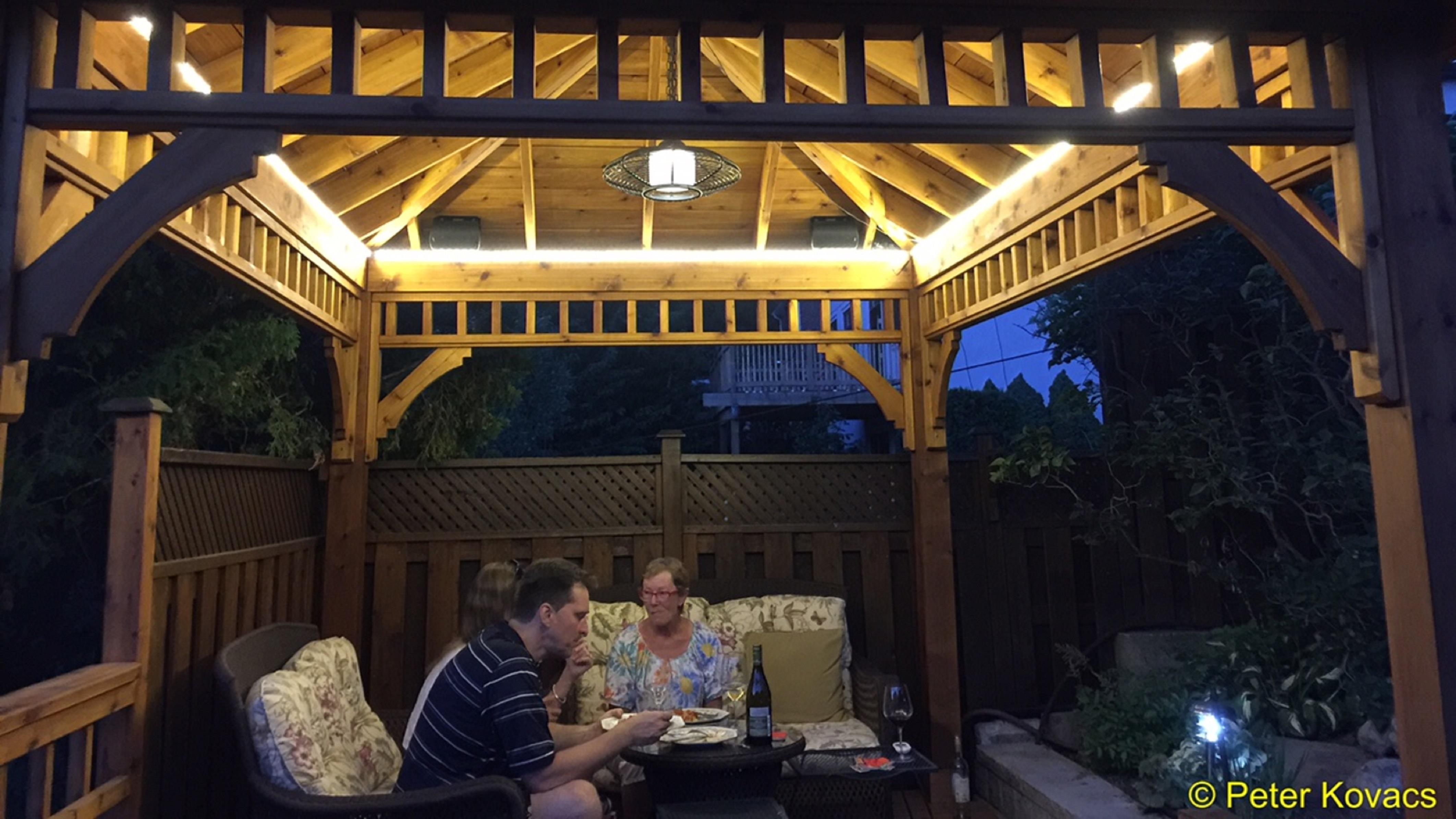 Montpellier gazebo 9x12 with omitted railing in Toronto Ontario. ID number 192173-5.