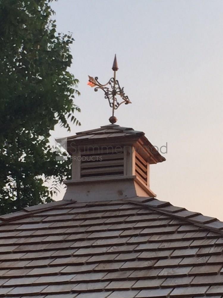 Montpellier gazebo 11x11 with Cedar shingles in Georgetown Ontario. ID number 191588-4.