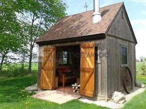  Vintage Prefab Telluride Shed 12 X 12 with six windows in Essex Ontario. ID number 189719-4
