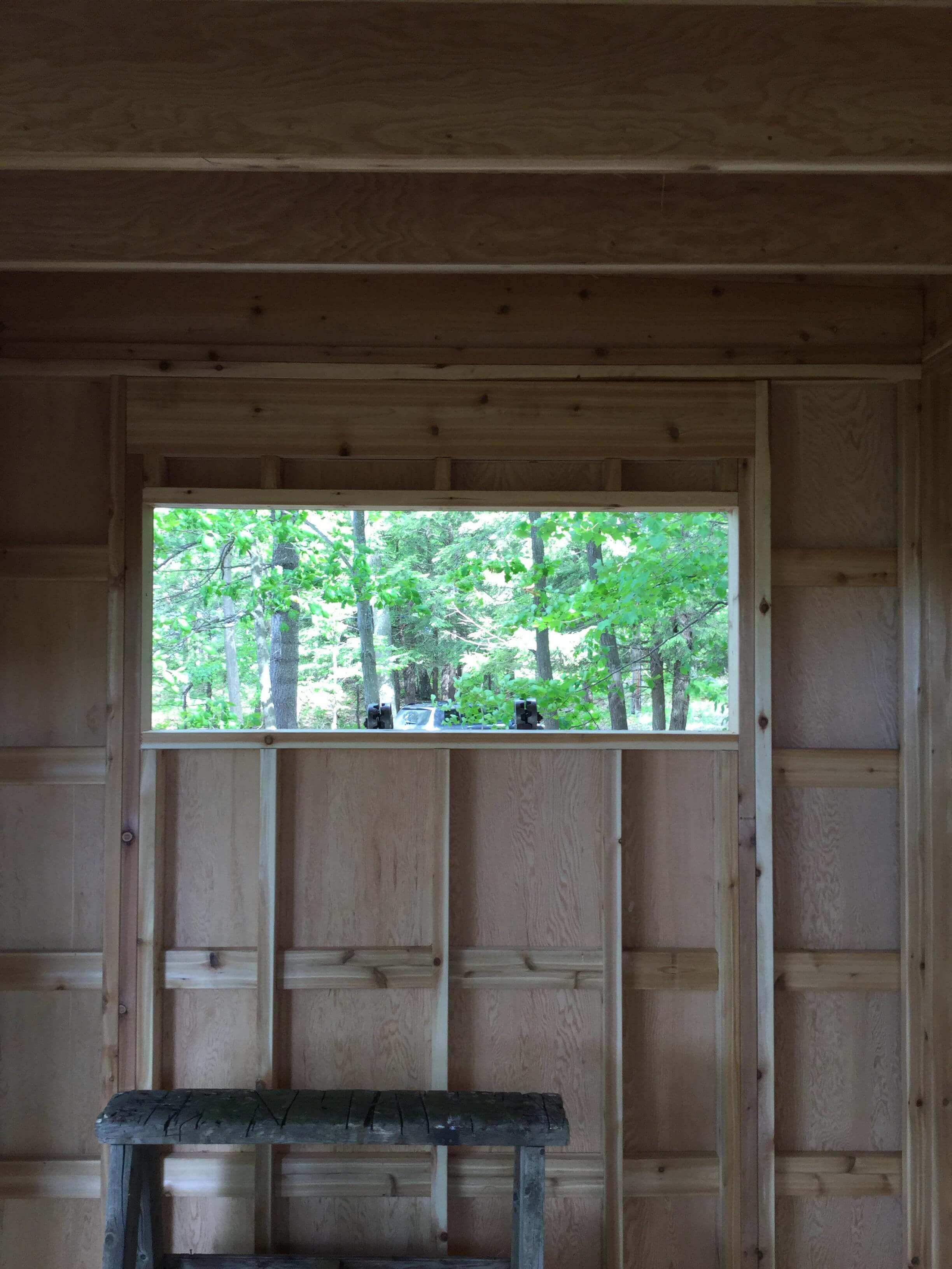 Verana home studio 8x13 with Large Horizontal Sliding Window in MacTier Ontario. ID number 191578-5.
