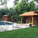 Montpellier gazebo 8x12 with cedar shingles in Toronto Ontario. ID number 192867-2.