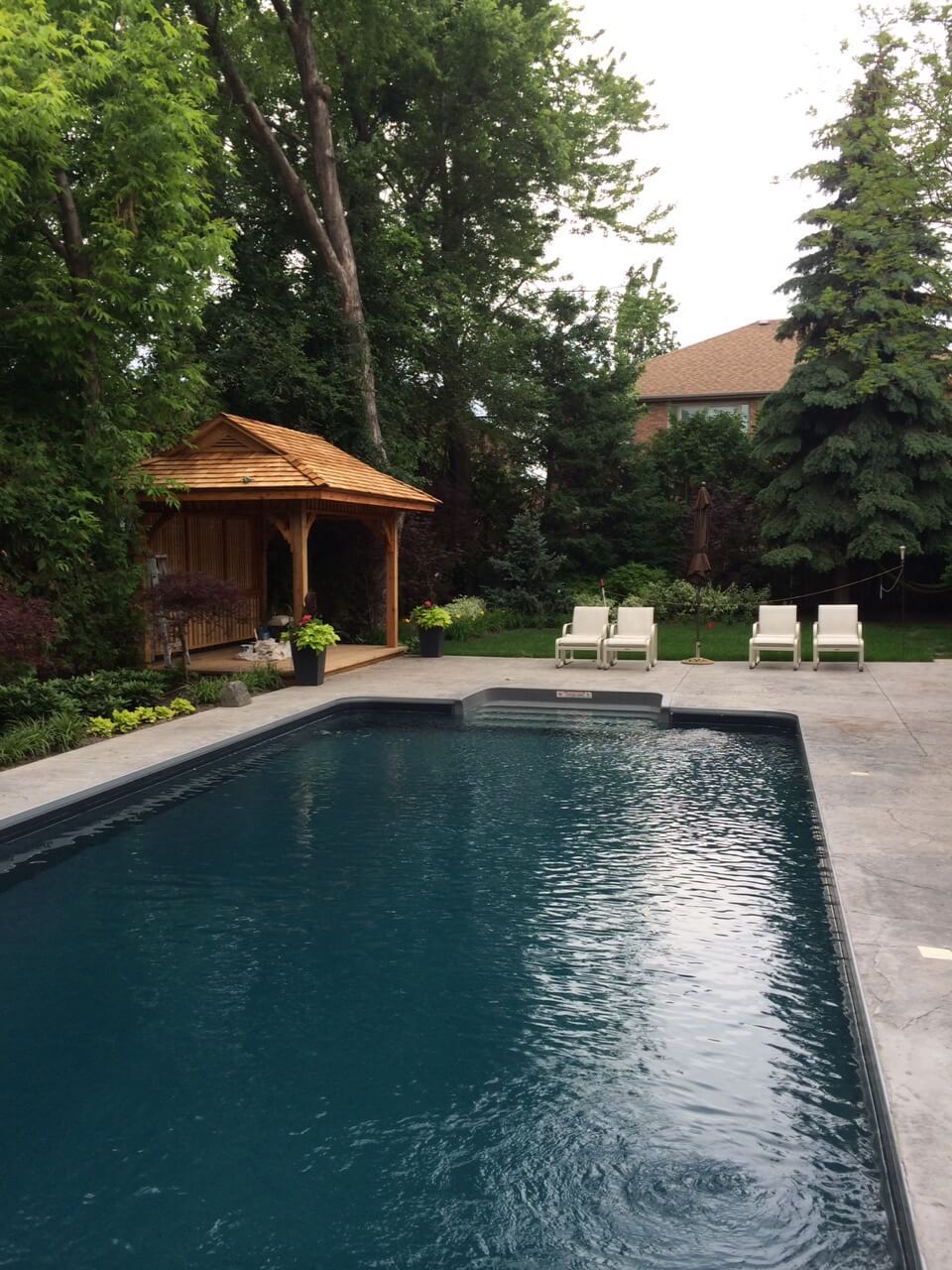Montpellier gazebo 8x12 with cedar shingles in Toronto Ontario. ID number 192867-4.