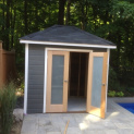 Sonoma pool house 6x8 with French double doors in Thornhill Ontario. ID number 194486-2.