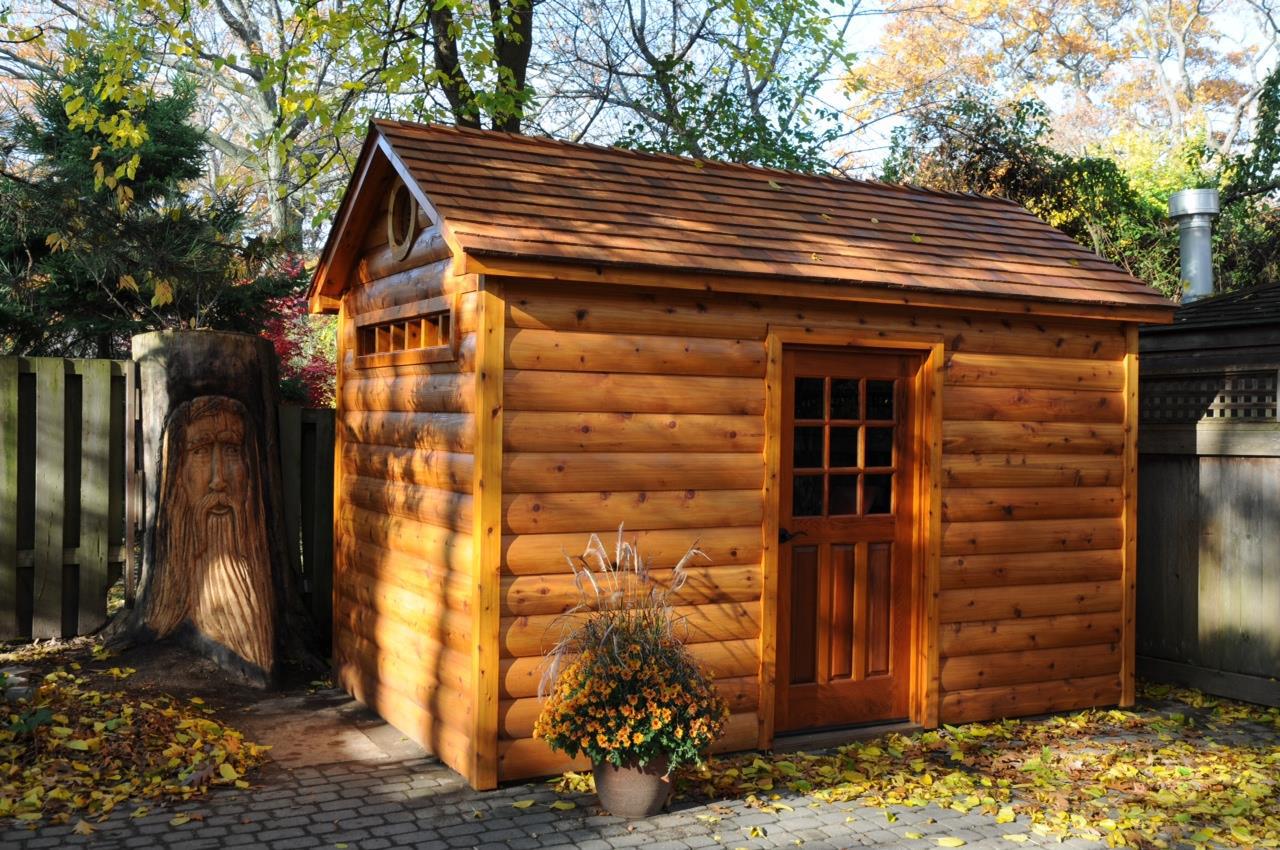 Palmerston garden shed 7x12 with cedar shingles in Toronto Ontario. ID number 184210-1.