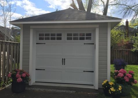 Canexel archer garage 12x20 with stockton window in Etobicoke,Ontario. ID number 202417-1