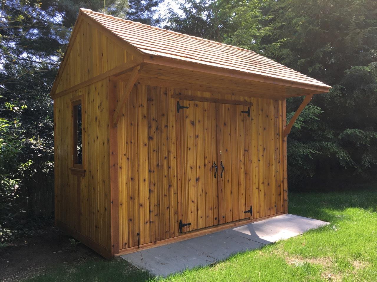 cedar glen echo shed 8x12 with double doors in Wyndmoor, Pensilvania. ID number 202467-4