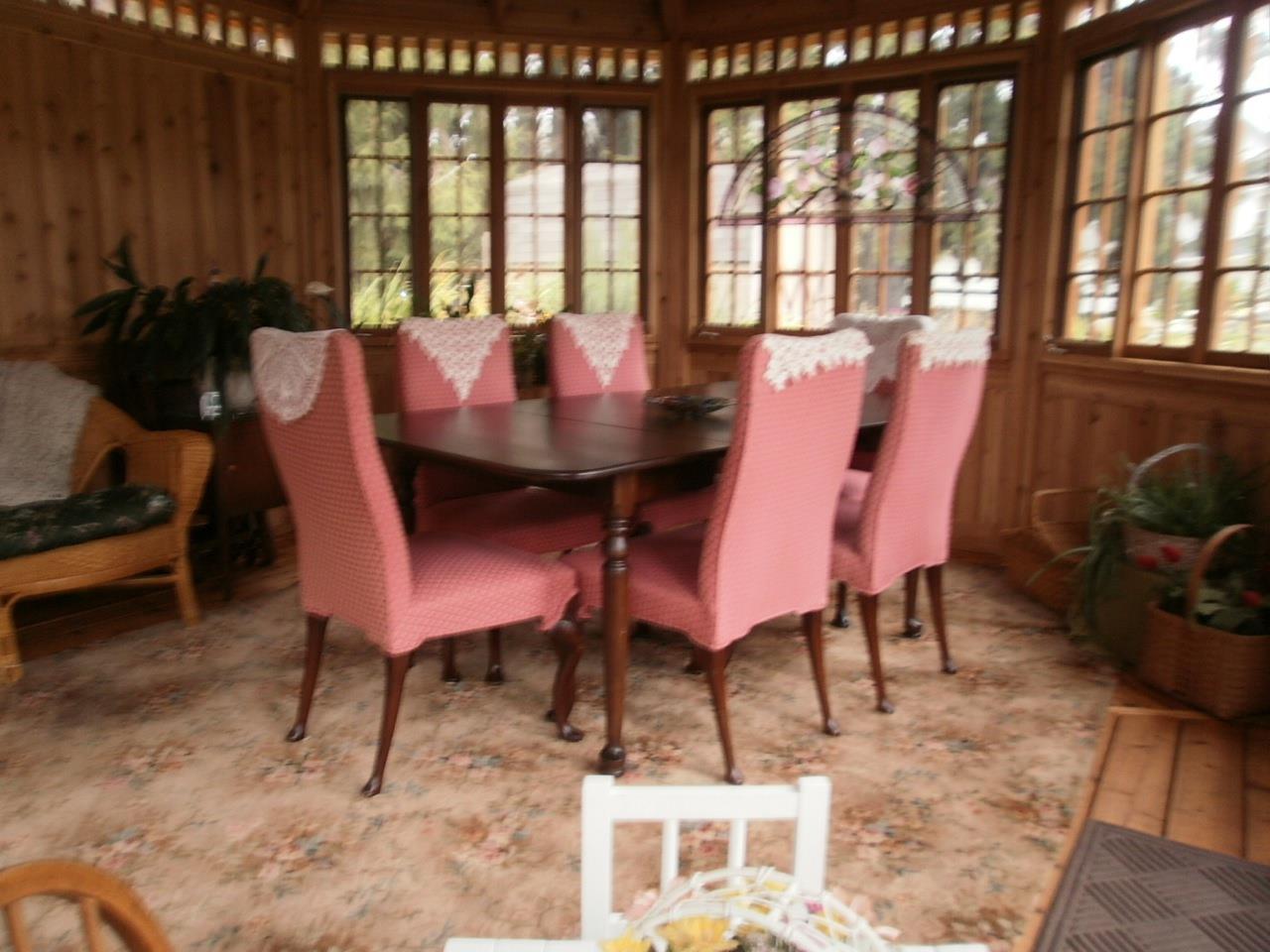 interior of backyard spa enclosure gazebo kit