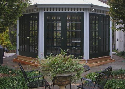 San cristobal gazebo 16ft with french doors in Checy Chase Maryland. ID number 47663-1.