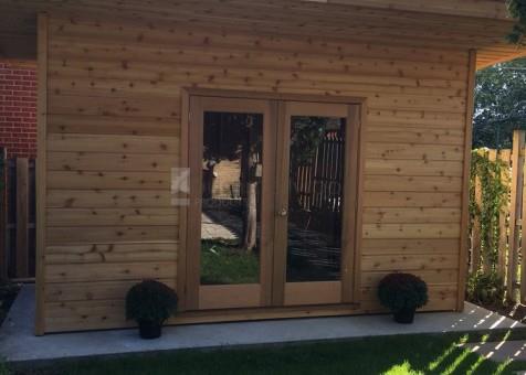 Cedar verana home studio 7 x 14 with French double doors in Toronto, Ontario.ID number 206480-5