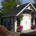 Canexel Telluride Shed 12x16 with extended shelter in Olympia, Washington. ID number 206905-5