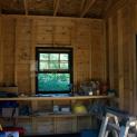 Cedar Palmerston Workshop 12 x 8 with cedar channel rough siding in Stock bridge Vermont 207057- 5