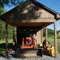 Cedar Palmerston Workshop 12 x 8 with cedar channel rough siding in Stock bridge Vermont 207057- 7