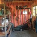 Cedar Sonoma Garden Shed 8 x 14 with small bifold window in Oakland California ID number- 208046-2