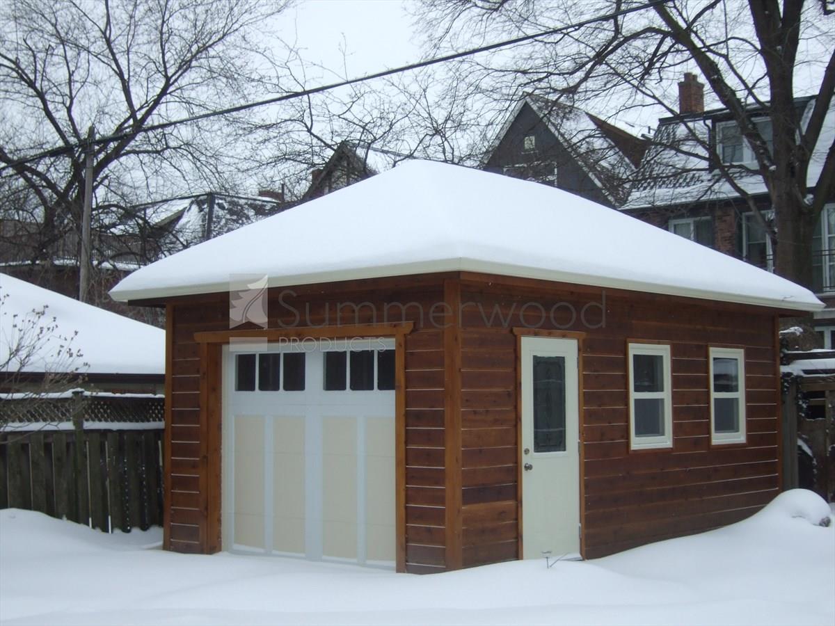 Archer cedar garage with roof insulation in Toronto,Ontario. ID number 210546