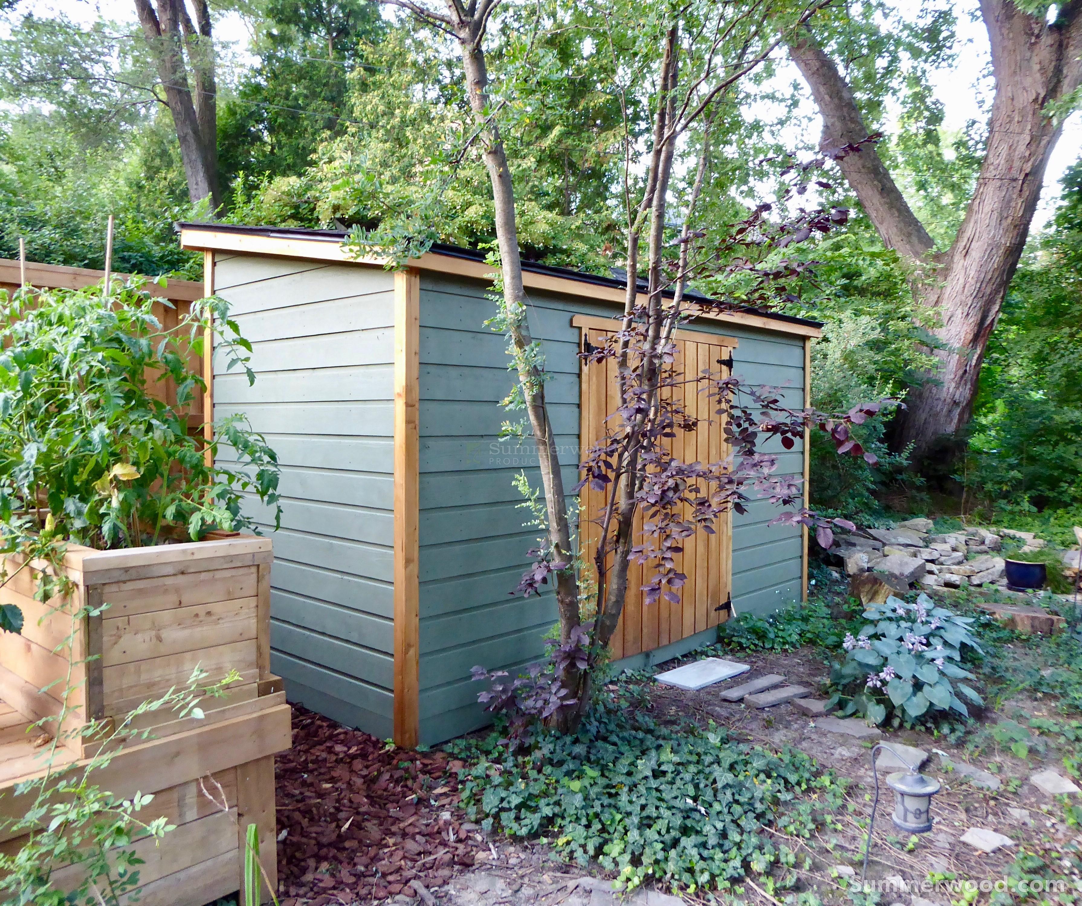 Cedar Sarawak outdoor shed 6 x 13 with double doors in Toronto, ON. ID number 217687-1