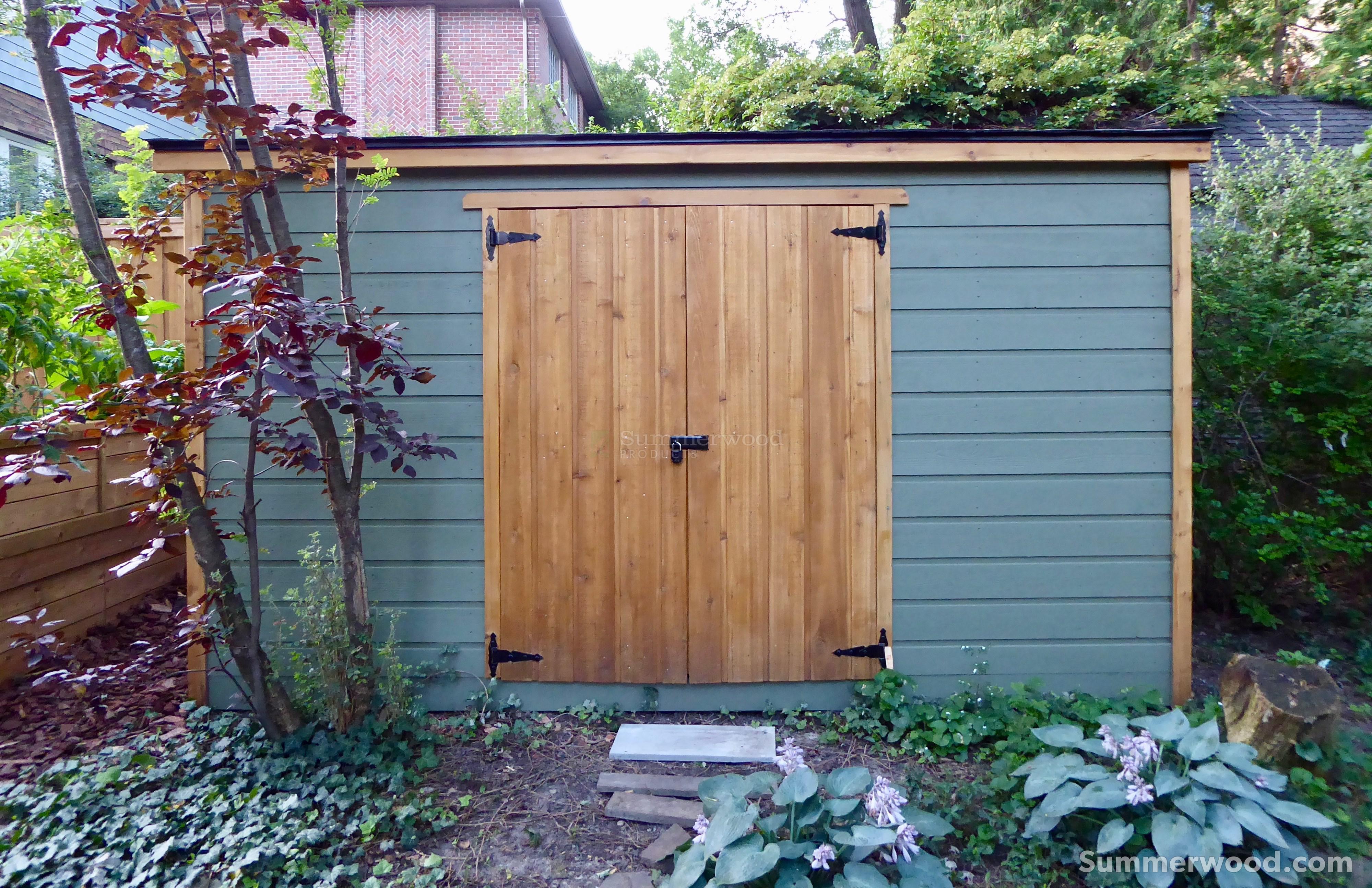 Cedar Sarawak outdoor shed 6 x 13 with double doors in Toronto, ON. ID number 217687-2