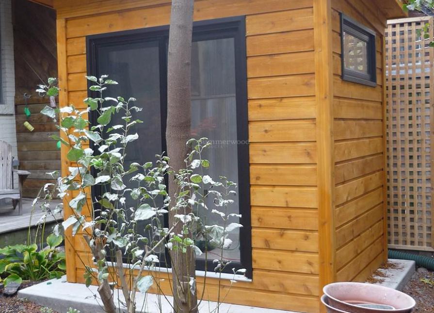 urban studio cedar garden shed in toronto, on