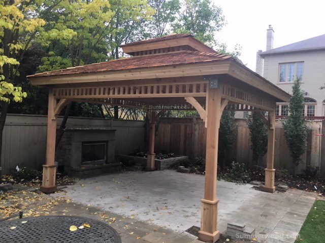 Cedar Montpellier 14ft x 14ft Gazebo located in Toronto, ON. ID number 220818
