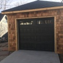 Cedar archer 12x20 garage with double french doors in Colorado Springs, Colorado. ID number 222238-2