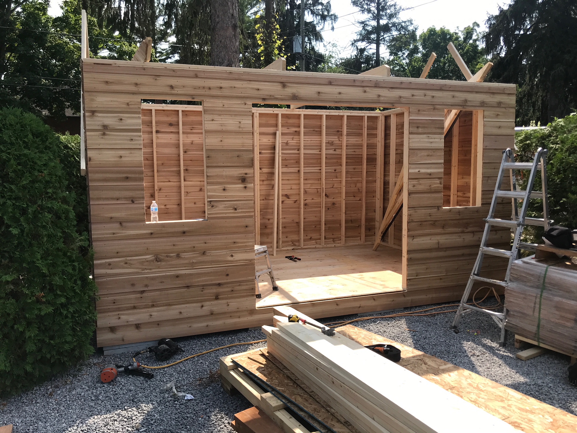Cedar Palmerston 10x6 garden shed with double deluxe doors in Toronto Ontario. ID number 231493-4