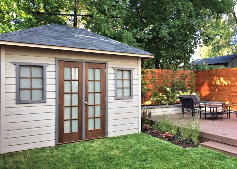 Cedar Sonoma 9x12 garden shed with fixed windows in Toronto Ontario. ID number 232050-1