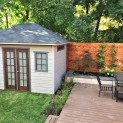 Cedar Sonoma 9x12 garden shed with fixed windows in Toronto Ontario. ID number 232050-3