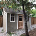 Trim Palmerston 8x12 shed kit with fixed windows  in Thornhill Ontario. ID number 232124-5
