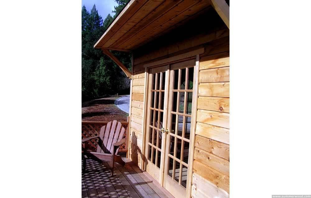 Glen echo 12x12 cabins with balcony in Boulder Creek in California. ID number 4812-3