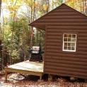 Glen Echo 8x12 cabin kit with barbeque zone in Bannockburn Ontario. ID number 14617-5