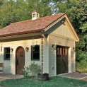 Cedar Glen Echo shed 14 x 16 with windowed cupola in Janesville, Wisconsin. ID number 131092-3