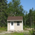 Glen Echo 12x12 garden shed with sliding window in Noelville Ontario. ID number 90271-1