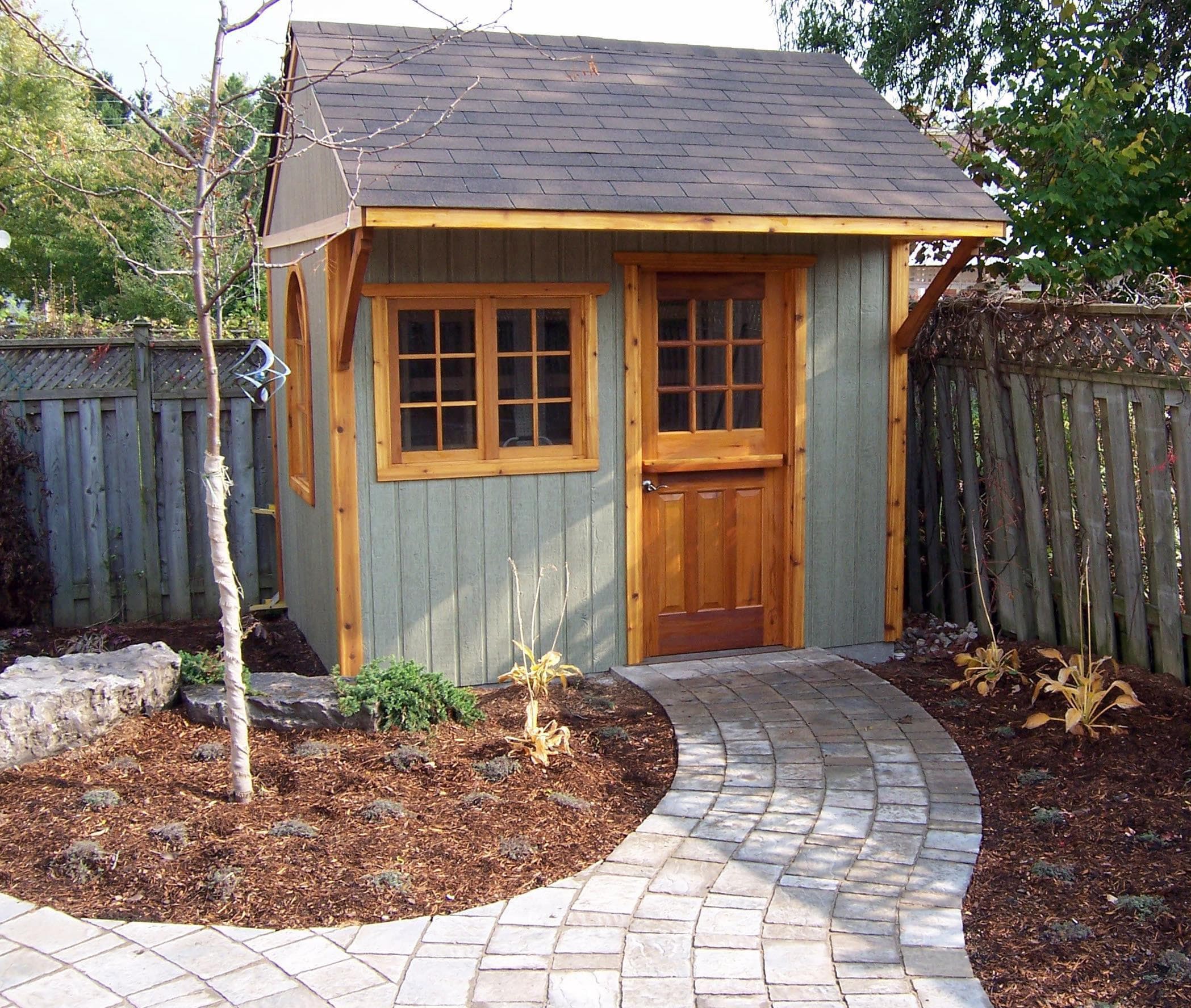 Canexel Glen Echo Garden Shed with bar window in Toronto Ontario. ID number 185988-2