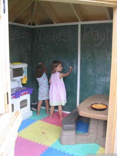 Petite Pentagon 8 ft playhouse with dutch door in Toronto Ontario. ID number 10715-3.