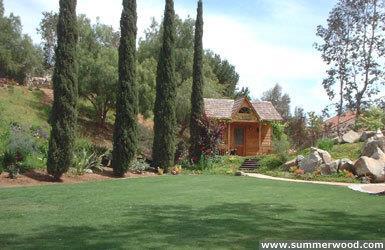 Canmore 14x14 cabin with single door in Poway California. ID number 367-2
